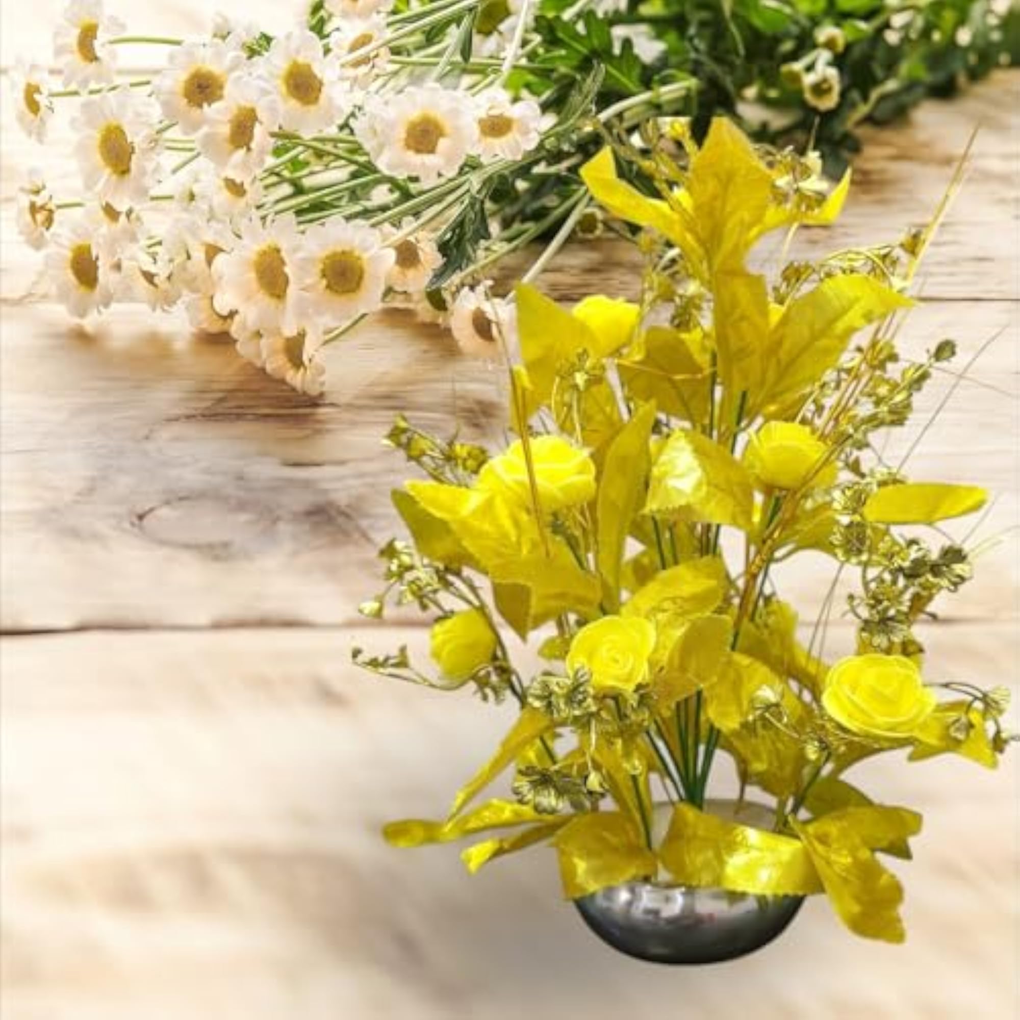 Beautiful Decorative Artificial Rose Flower Arrangement Bouquet